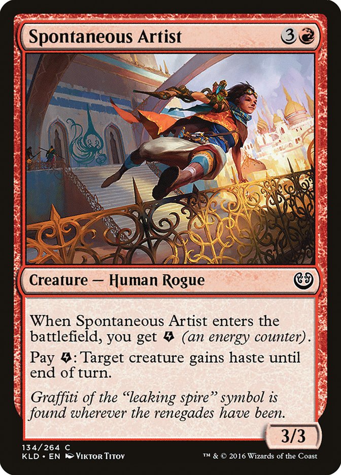 Spontaneous Artist [Kaladesh] | Yard's Games Ltd