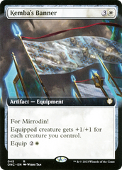 Kemba's Banner (Extended Art) [Phyrexia: All Will Be One Commander] | Yard's Games Ltd