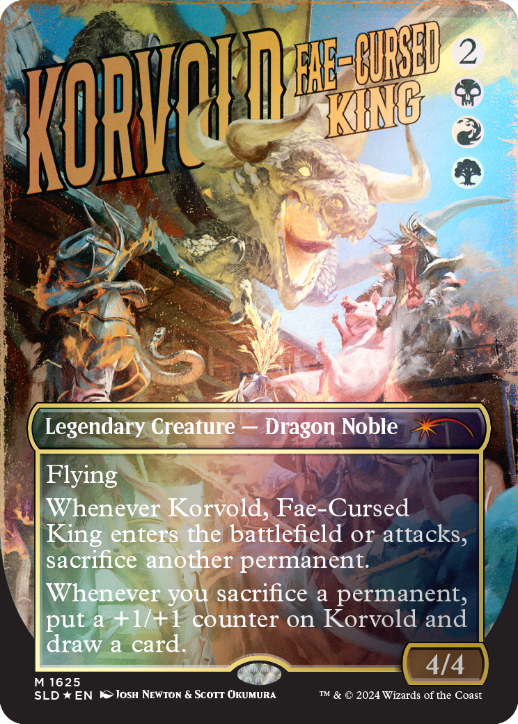 Korvold, Fae-Cursed King (Rainbow Foil) [Secret Lair Drop Series] | Yard's Games Ltd