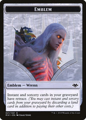 Shapeshifter (001) // Wrenn and Six Emblem (021) Double-Sided Token [Modern Horizons Tokens] | Yard's Games Ltd