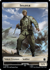 Soldier // Food (0026) Double-Sided Token [Doctor Who Tokens] | Yard's Games Ltd