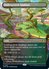 Undergrowth Stadium (Borderless Alternate Art) [Commander Masters] | Yard's Games Ltd