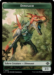 Map // Dinosaur (0010) Double-Sided Token [The Lost Caverns of Ixalan Tokens] | Yard's Games Ltd