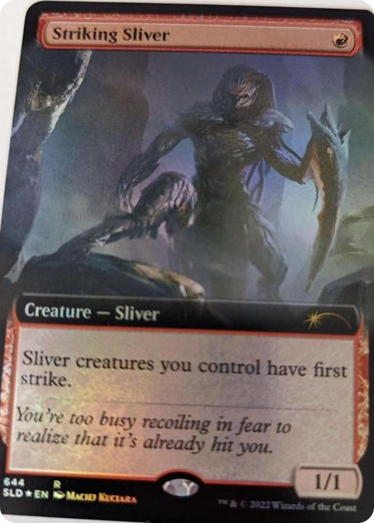 Striking Sliver (Extended Art) [Secret Lair Drop Series] | Yard's Games Ltd