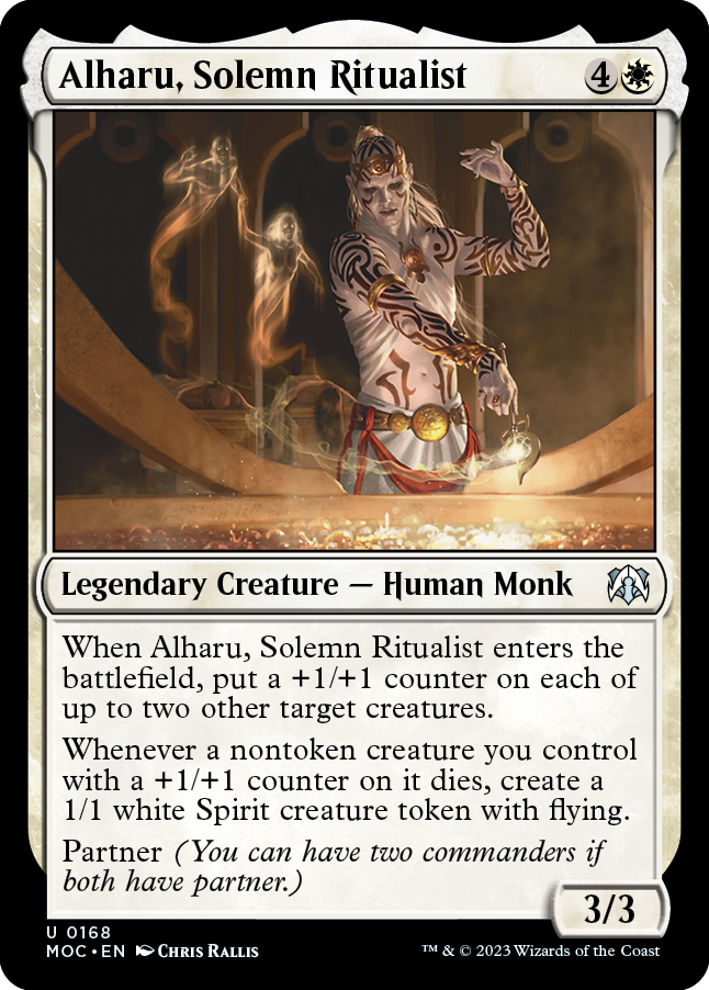 Alharu, Solemn Ritualist [March of the Machine Commander] | Yard's Games Ltd