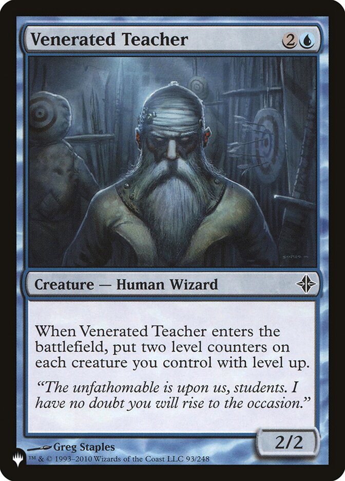 Venerated Teacher [The List] | Yard's Games Ltd