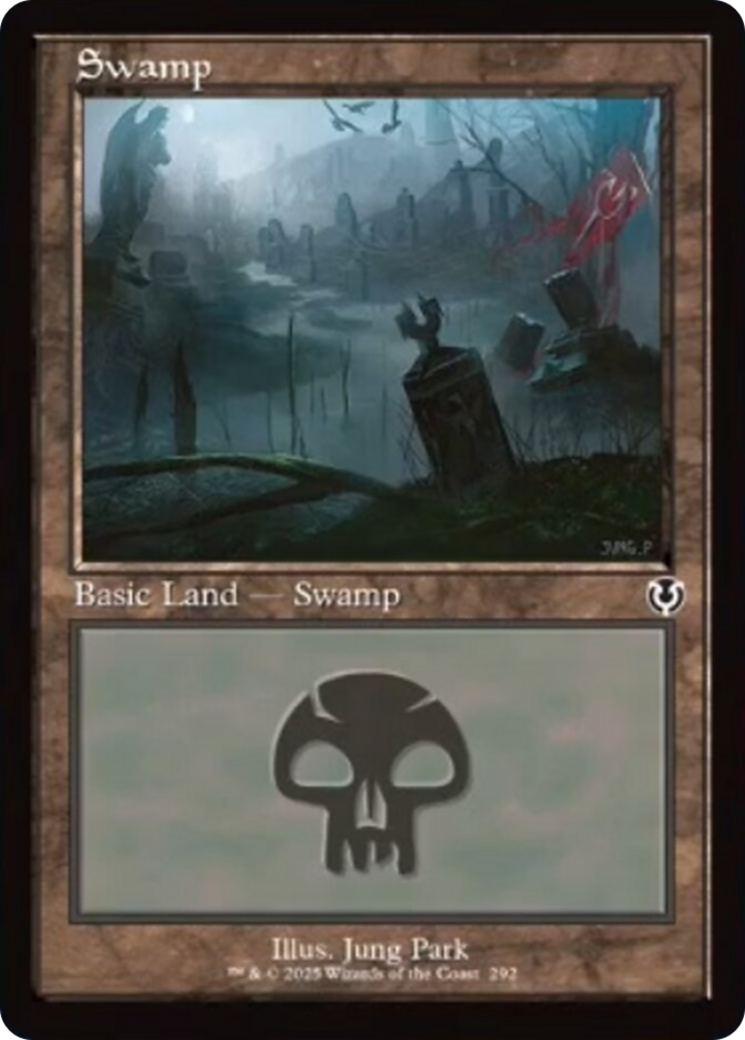 Swamp (292) (Retro Frame) [Innistrad Remastered] | Yard's Games Ltd