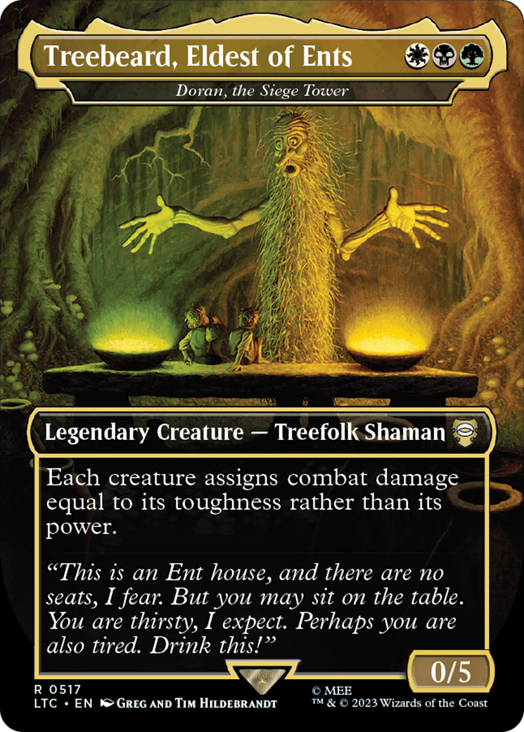 Treebeard, Eldest of Ents - Doran, the Siege Tower (Borderless) [The Lord of the Rings: Tales of Middle-Earth Commander] | Yard's Games Ltd