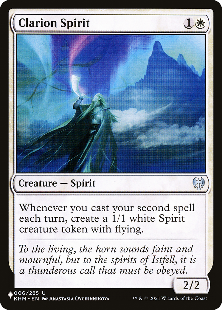 Clarion Spirit [The List Reprints] | Yard's Games Ltd