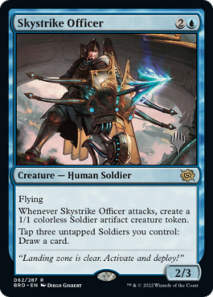 Skystrike Officer (Promo Pack) [The Brothers' War Promos] | Yard's Games Ltd