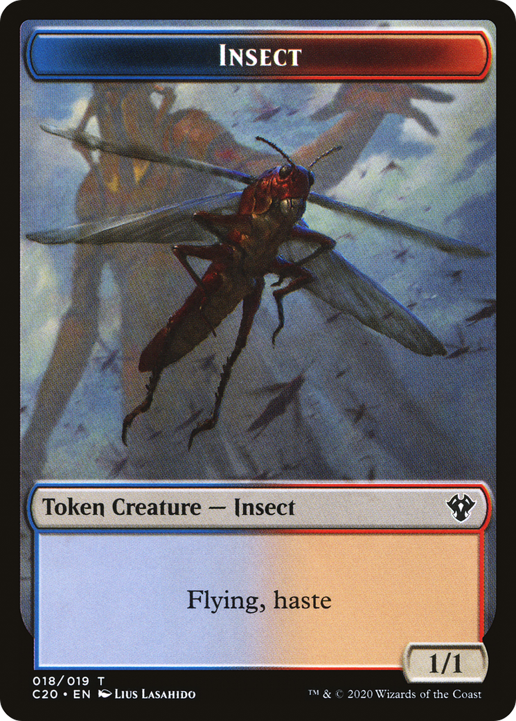 Treasure // Insect Double-Sided Token [Secret Lair: Heads I Win, Tails You Lose Tokens] | Yard's Games Ltd