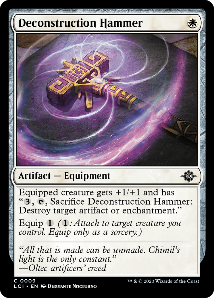 Deconstruction Hammer [The Lost Caverns of Ixalan] | Yard's Games Ltd