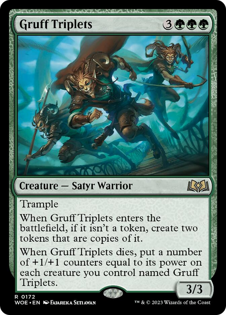 Gruff Triplets [Wilds of Eldraine] | Yard's Games Ltd