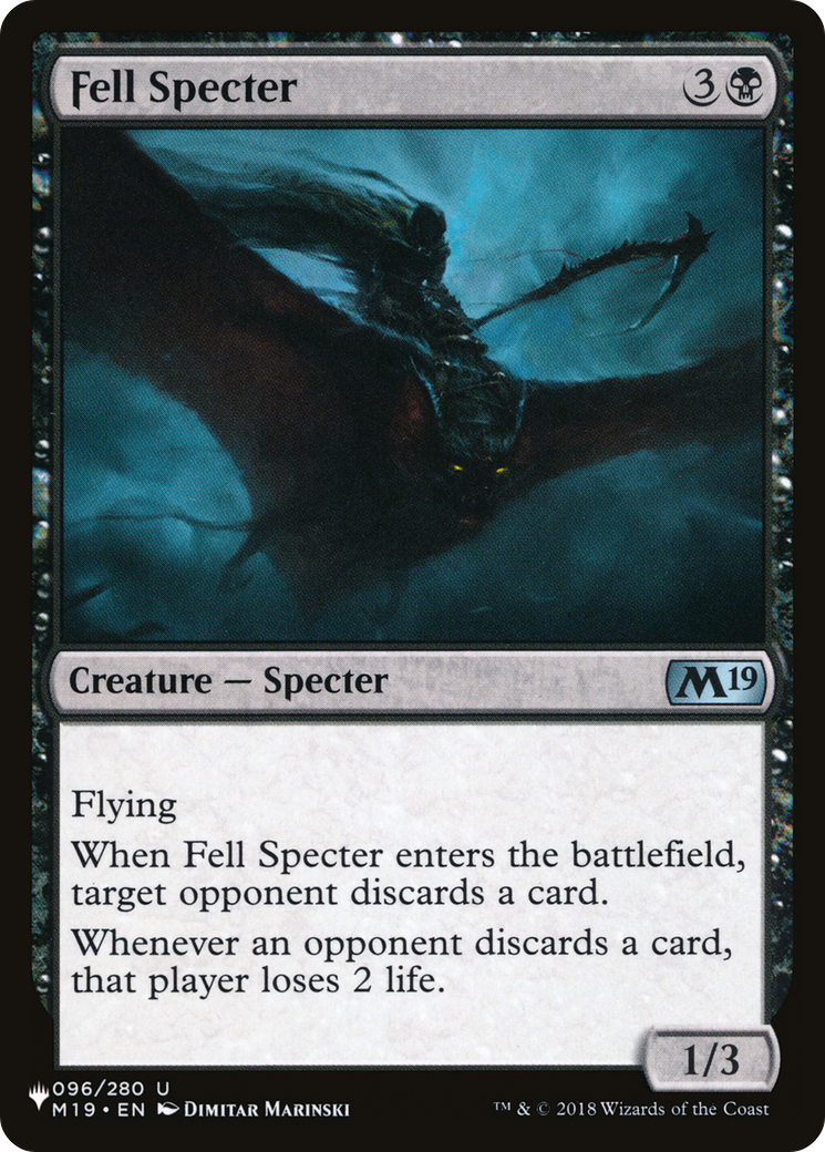 Fell Specter [The List Reprints] | Yard's Games Ltd