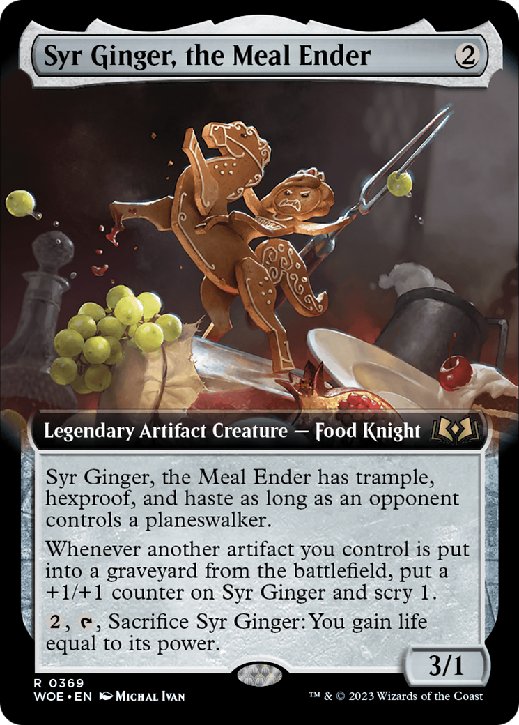 Syr Ginger, the Meal Ender (Extended Art) [Wilds of Eldraine] | Yard's Games Ltd