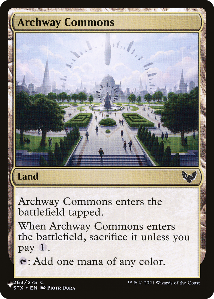 Archway Commons [The List Reprints] | Yard's Games Ltd