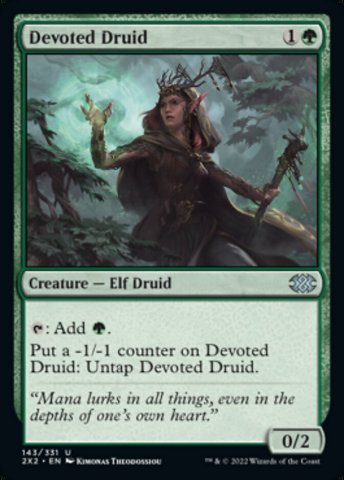 Devoted Druid [Double Masters 2022] | Yard's Games Ltd