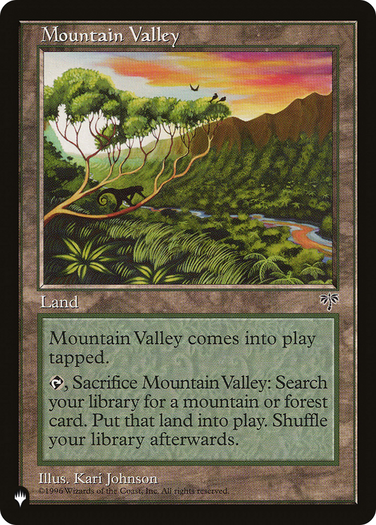 Mountain Valley [The List] | Yard's Games Ltd