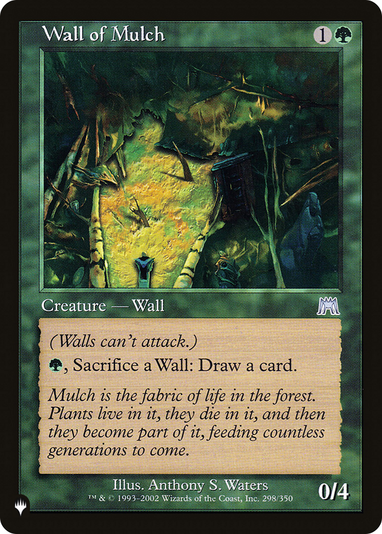 Wall of Mulch [The List] | Yard's Games Ltd