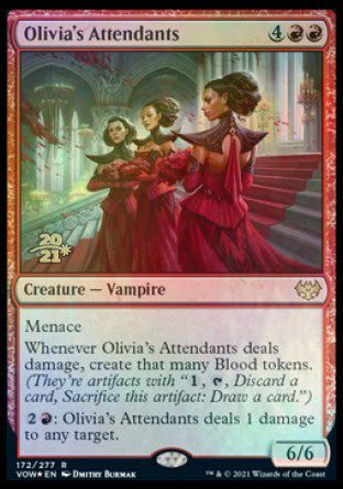 Olivia's Attendants [Innistrad: Crimson Vow Prerelease Promos] | Yard's Games Ltd