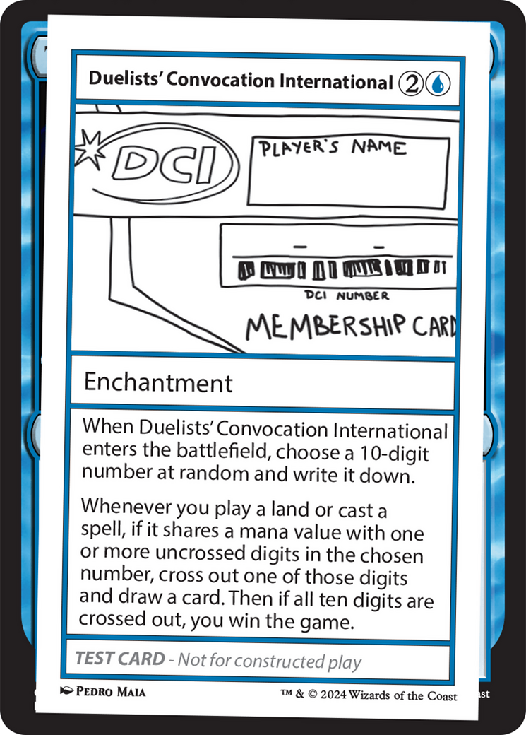 Duelists' Convocation International [Mystery Booster 2 Playtest Cards] | Yard's Games Ltd