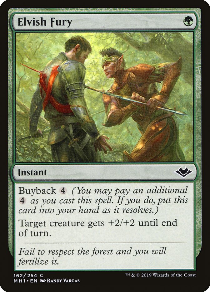 Elvish Fury [Modern Horizons] | Yard's Games Ltd