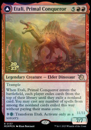 Etali, Primal Conqueror // Etali, Primal Sickness [March of the Machine Prerelease Promos] | Yard's Games Ltd