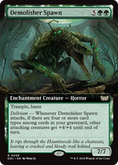 Demolisher Spawn (Extended Art) [Duskmourn: House of Horror Commander] | Yard's Games Ltd