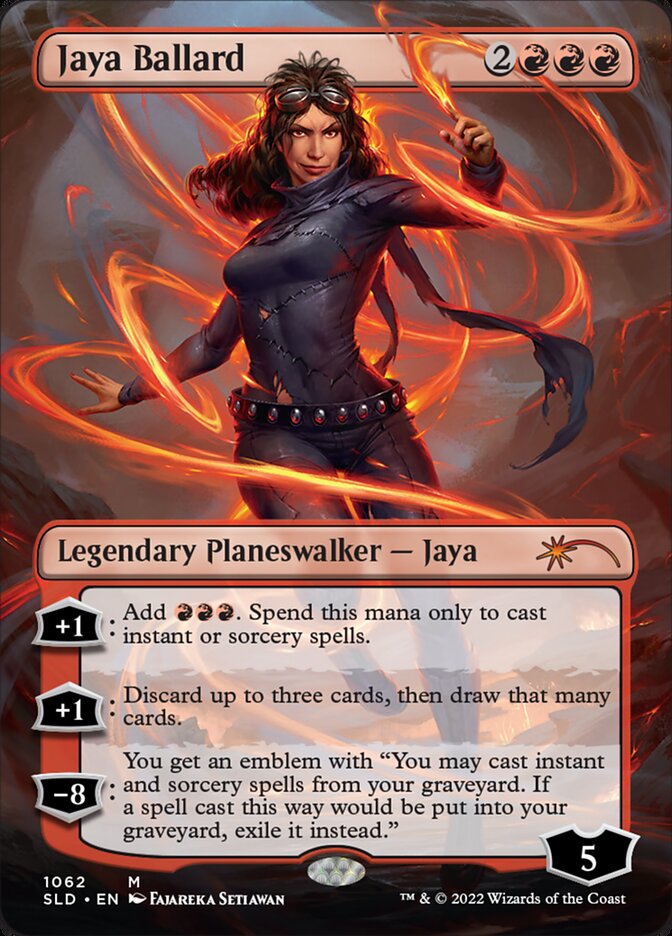 Jaya Ballard (Borderless) [Secret Lair Drop Series] | Yard's Games Ltd