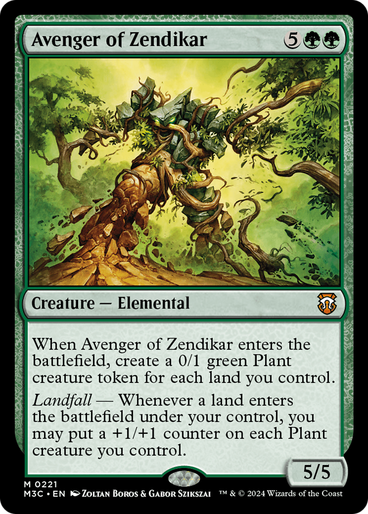 Avenger of Zendikar (Ripple Foil) [Modern Horizons 3 Commander] | Yard's Games Ltd