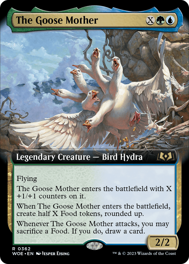 The Goose Mother (Extended Art) [Wilds of Eldraine] | Yard's Games Ltd