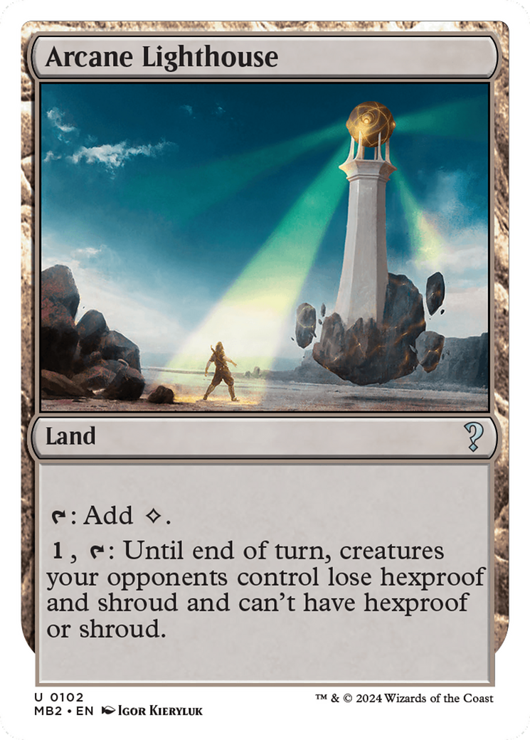 Arcane Lighthouse (White Border) [Mystery Booster 2] | Yard's Games Ltd