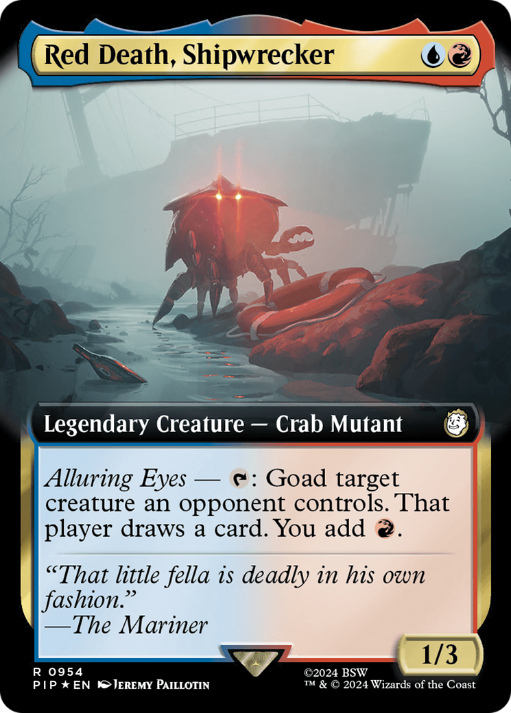 Red Death, Shipwrecker (Extended Art) (Surge Foil) [Fallout] | Yard's Games Ltd