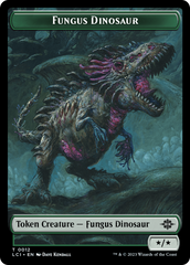 Fungus Dinosaur // Spirit Double-Sided Token [The Lost Caverns of Ixalan Tokens] | Yard's Games Ltd