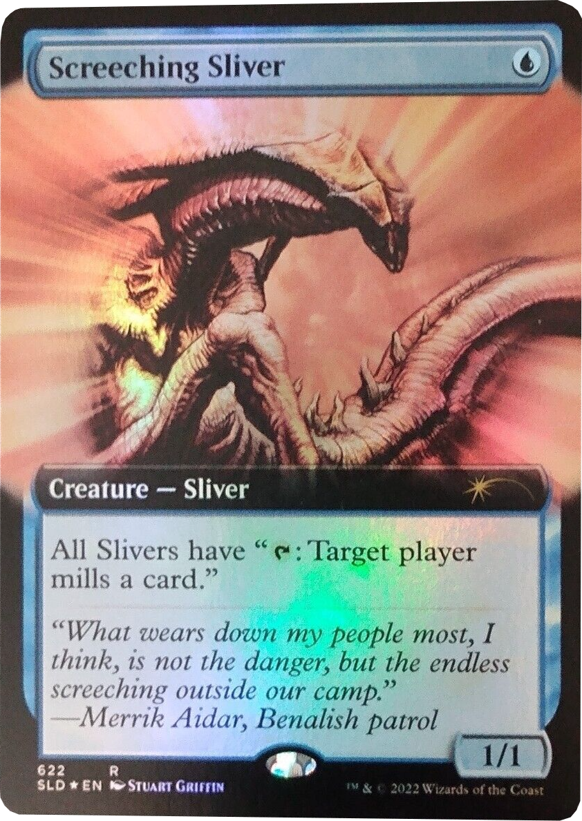 Screeching Sliver (Extended Art) [Secret Lair Drop Promos] | Yard's Games Ltd