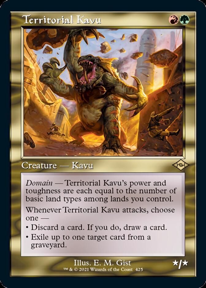 Territorial Kavu (Retro Foil Etched) [Modern Horizons 2] | Yard's Games Ltd