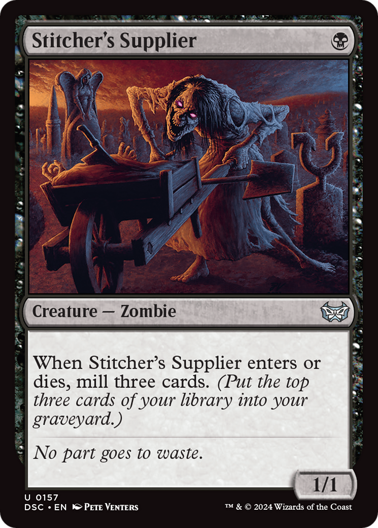 Stitcher's Supplier [Duskmourn: House of Horror Commander] | Yard's Games Ltd