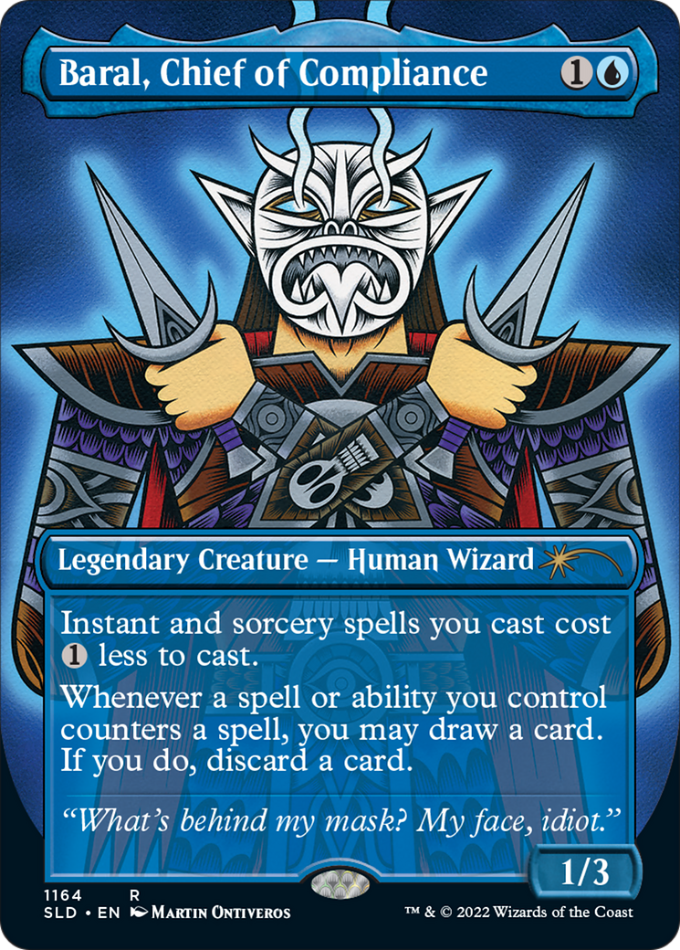 Baral, Chief of Compliance (Borderless) [Secret Lair Drop Series] | Yard's Games Ltd