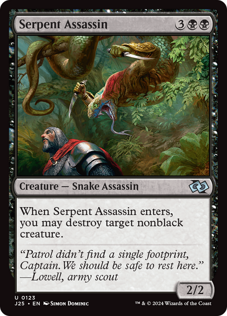 Serpent Assassin [Foundations Jumpstart] | Yard's Games Ltd