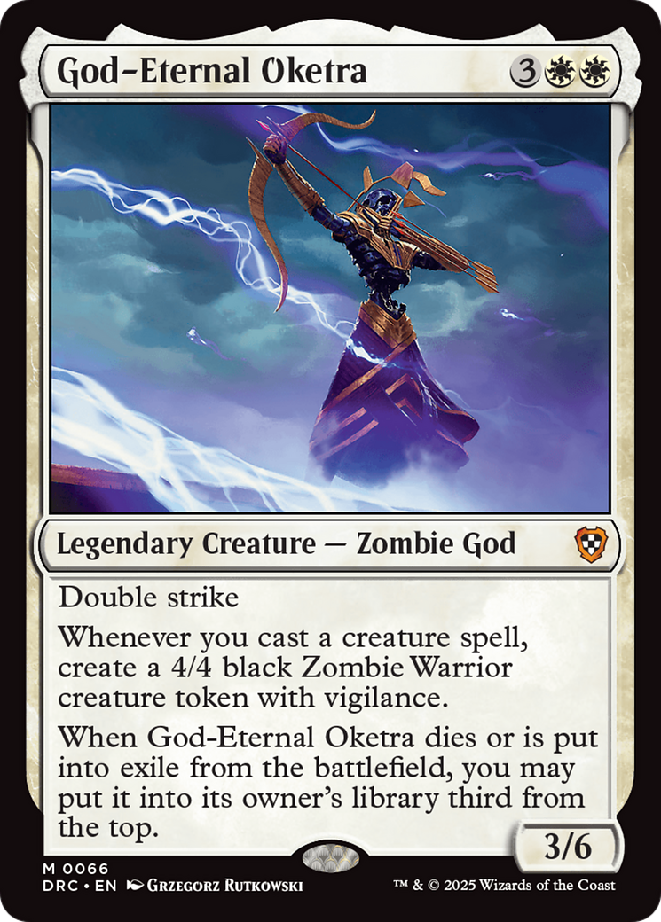 God-Eternal Oketra [Aetherdrift Commander] | Yard's Games Ltd