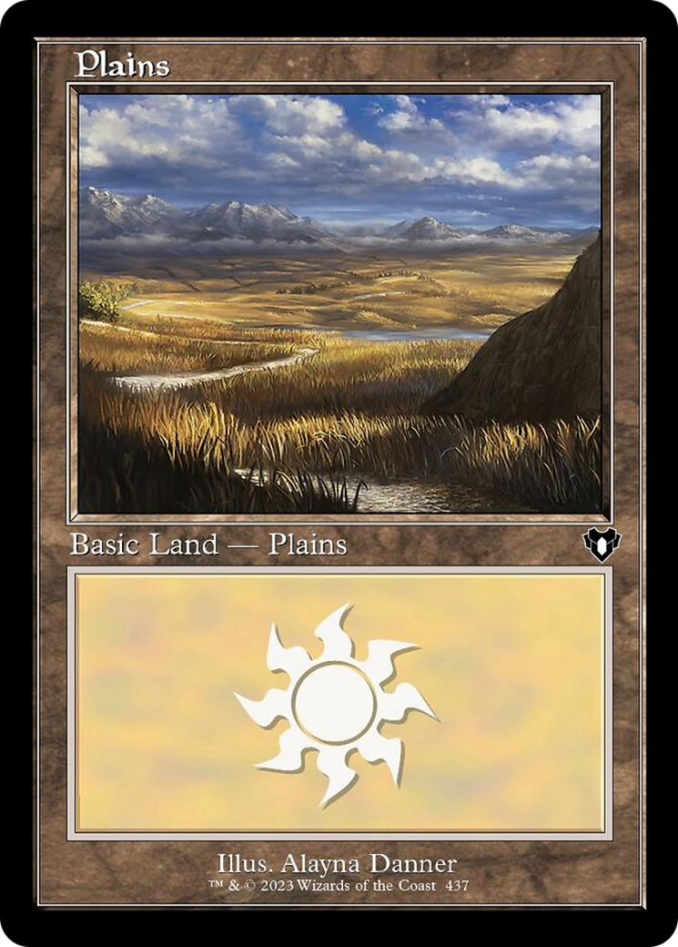 Plains (437) (Retro) [Commander Masters] | Yard's Games Ltd