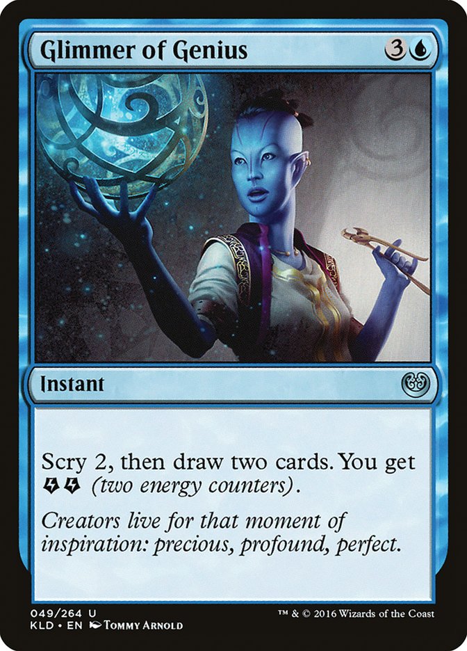 Glimmer of Genius [Kaladesh] | Yard's Games Ltd