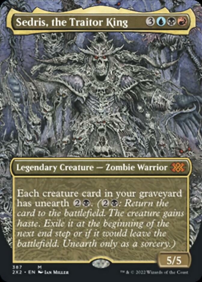 Sedris, the Traitor King (Borderless Alternate Art) [Double Masters 2022] | Yard's Games Ltd