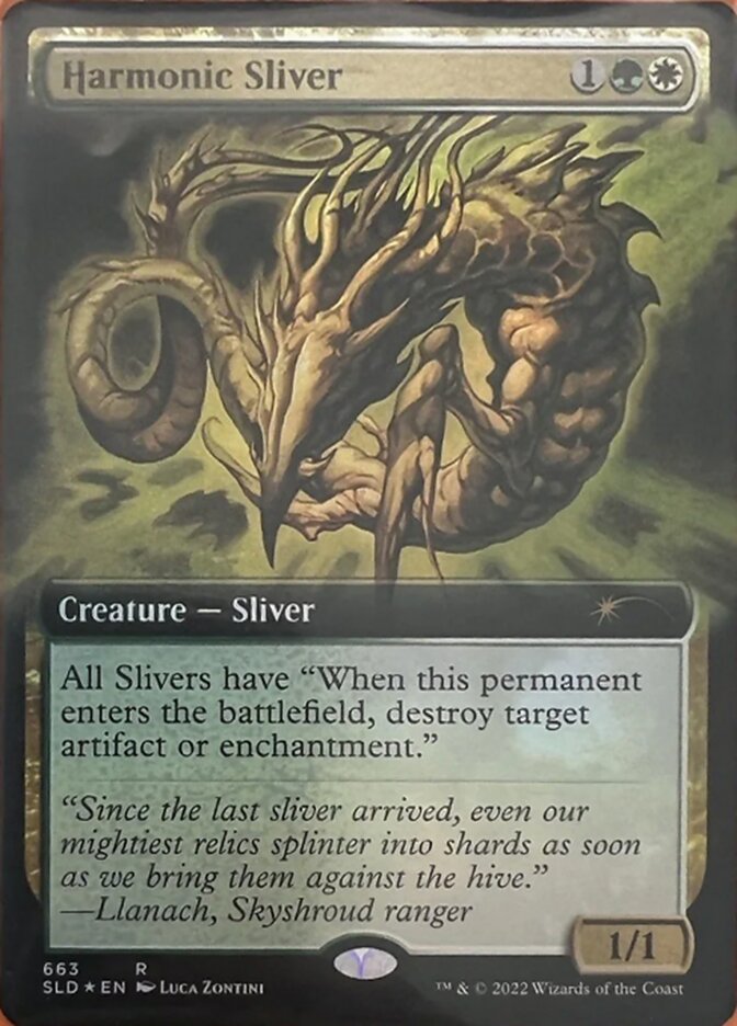 Harmonic Sliver (Extended Art) [Secret Lair Drop Promos] | Yard's Games Ltd