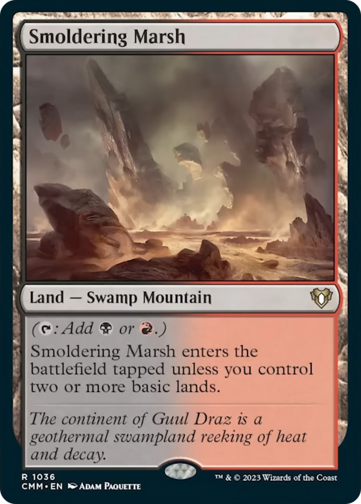 Smoldering Marsh [Commander Masters] | Yard's Games Ltd