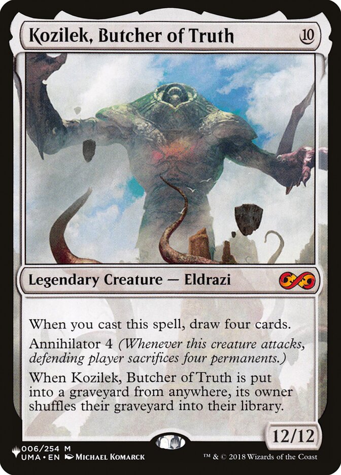 Kozilek, Butcher of Truth [The List] | Yard's Games Ltd