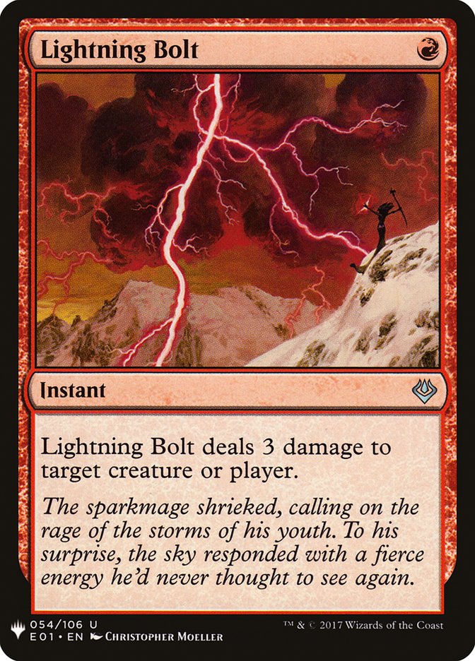 Lightning Bolt [Mystery Booster] | Yard's Games Ltd