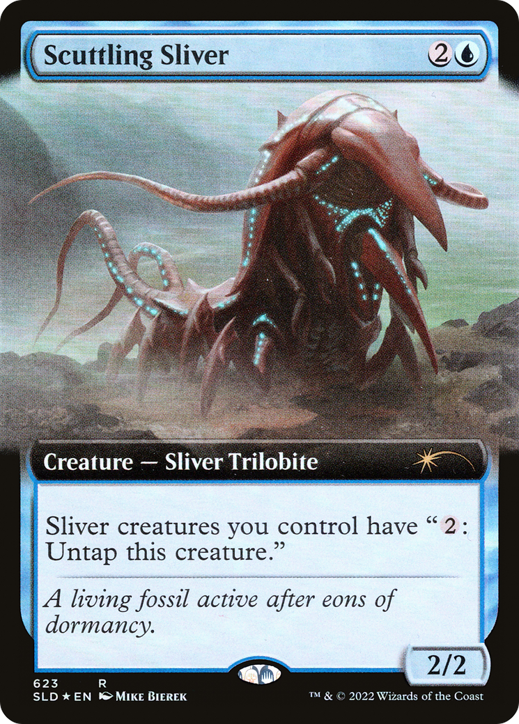 Scuttling Sliver (Extended Art) [Secret Lair Drop Promos] | Yard's Games Ltd