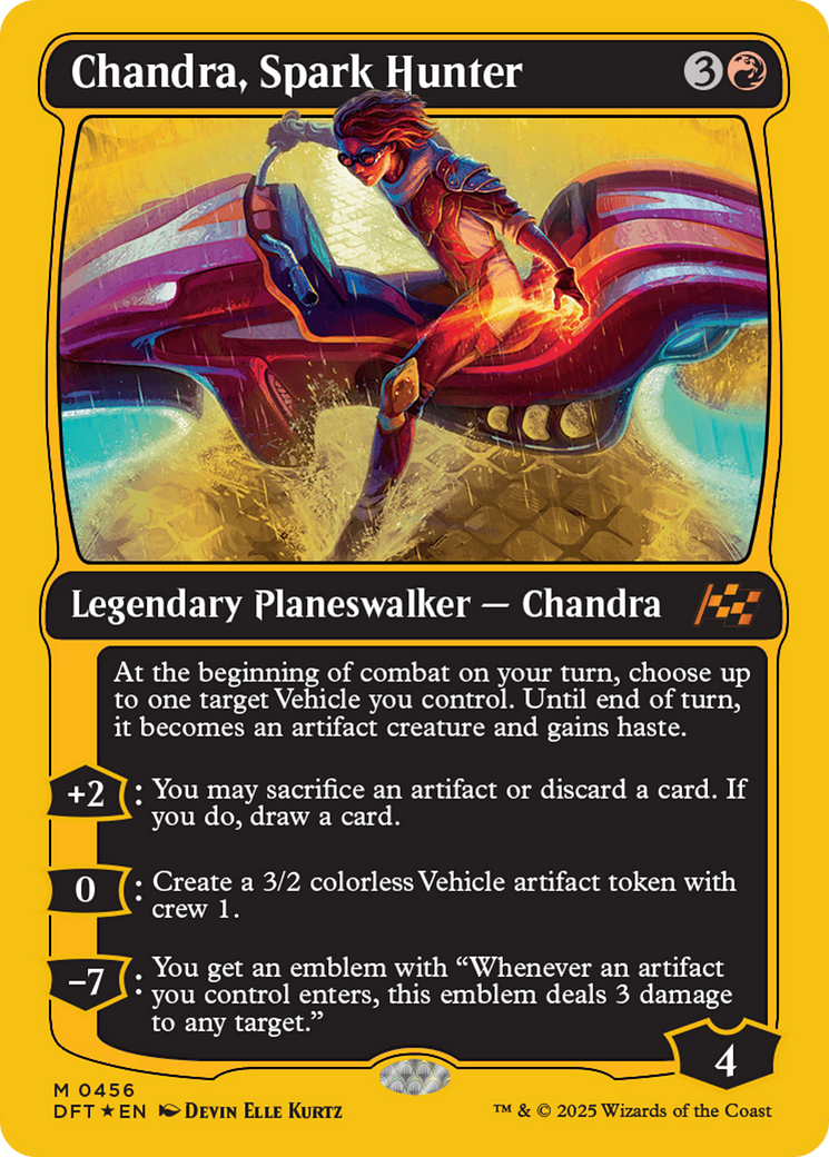 Chandra, Spark Hunter (First-Place Foil) [Aetherdrift] | Yard's Games Ltd