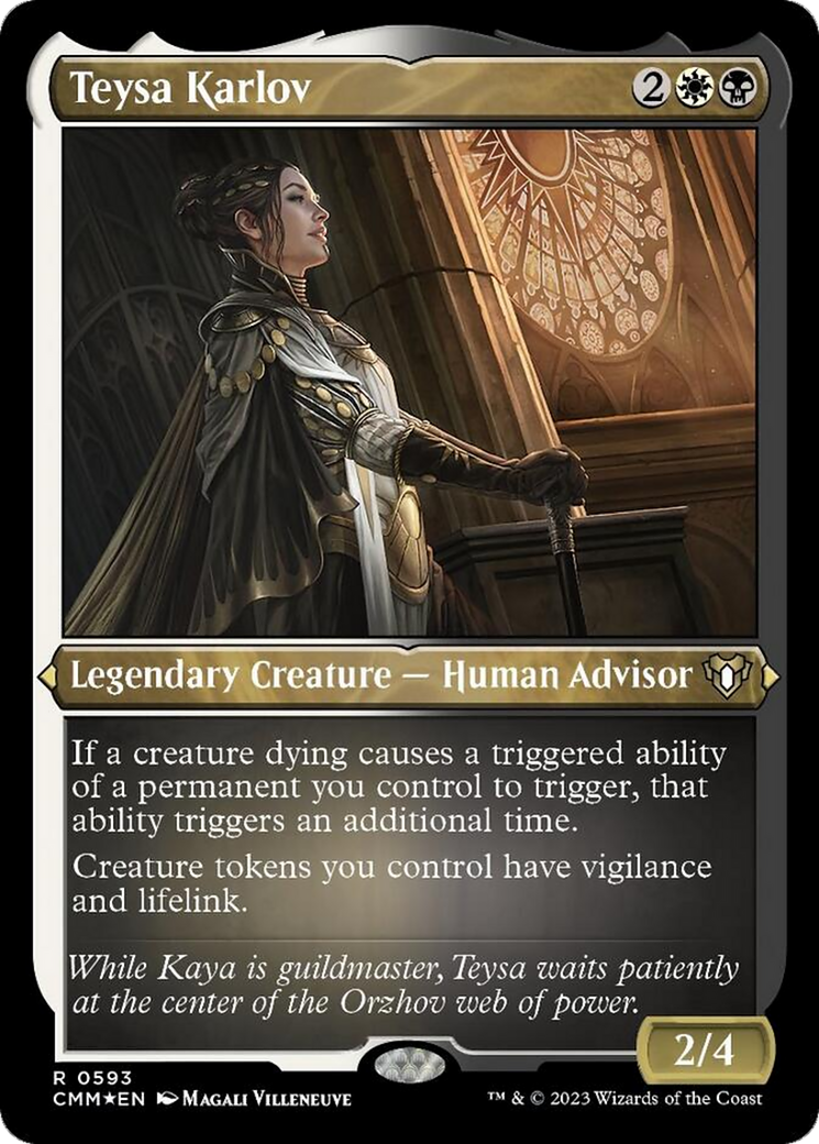 Teysa Karlov (Foil Etched) [Commander Masters] | Yard's Games Ltd